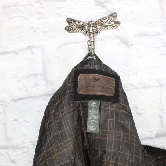 Lyle & Scott Black Wool Cashmere Blend Full Zipper Vest Size XL - Picture 6 of 10